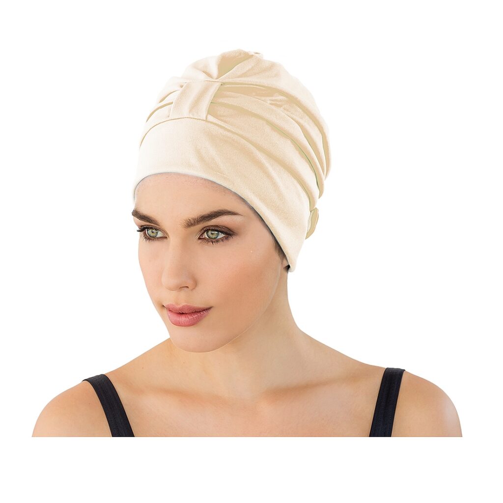 bonnet de bain turban