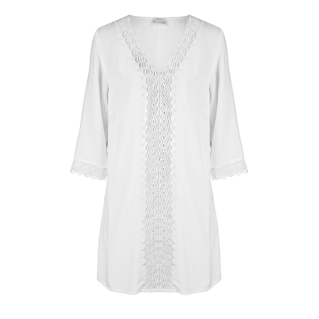 tunique blanche en viscose