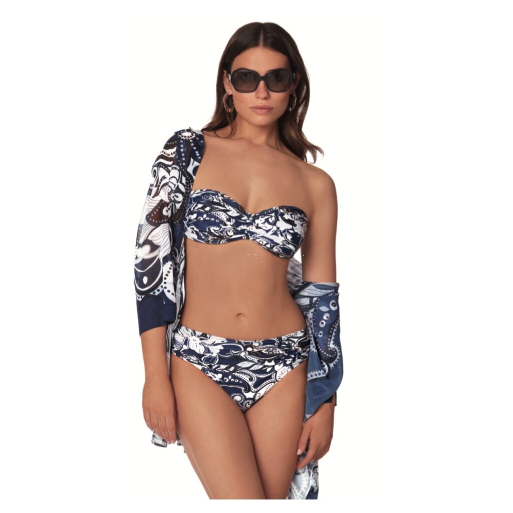 Lot De 2 Maillots De Bain Une Pièce Bandeau Imprimé - Marque George, Taille UK14/EUR42 - Neuf Avec étiquettes