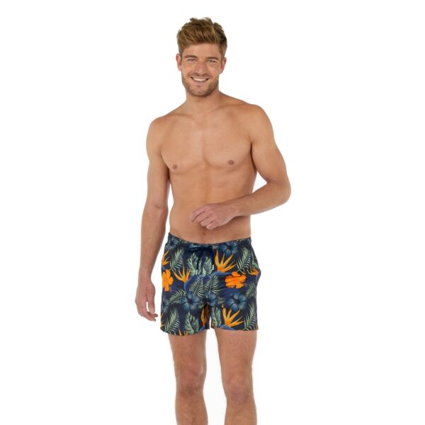 Maillot de bain short hommes imprimé