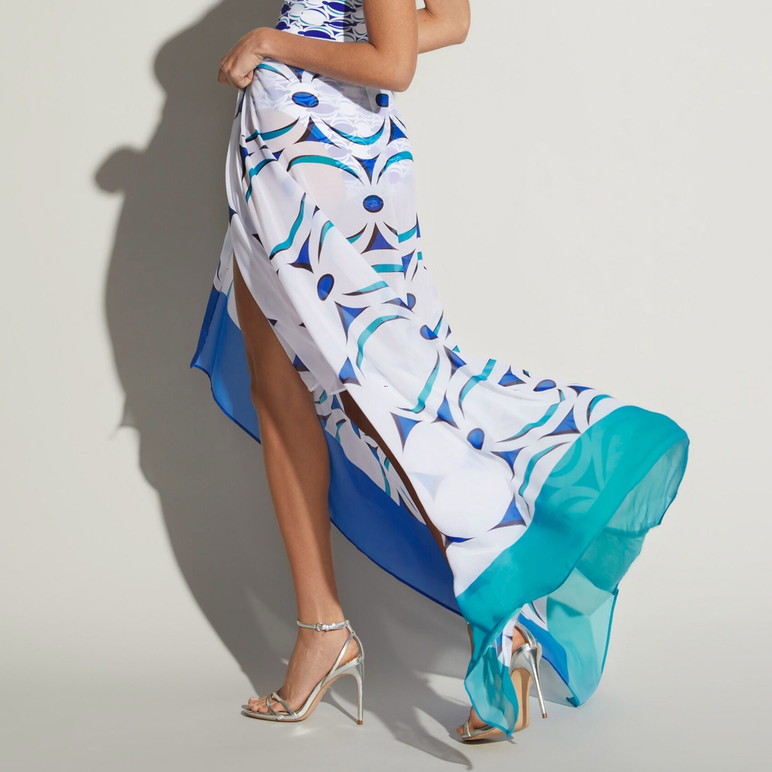 Paréo De Plage COEQINE - 168x112cm Polyester | Pour Femmes Et Filles