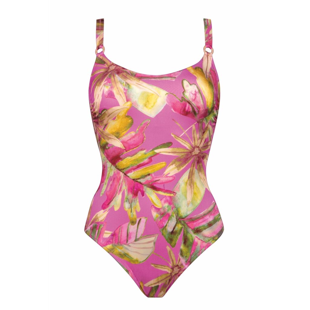 Maillot De Bain Une Pièce Imprimé Trina Turk - Taille 8, Lacets Devant - Neuf Sans étiquettes, Couleurs Multiples