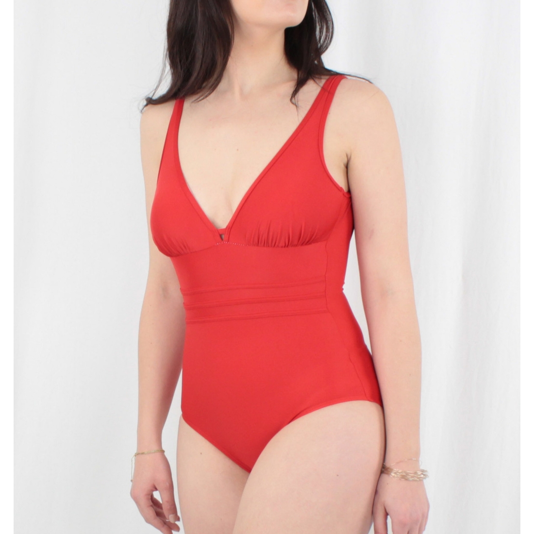 IDYLLE ROUGE Maillot de bain une pièce avec mousses uni Idylle - Image 3