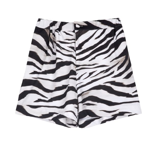 Short de plage imprimé zébré Andy