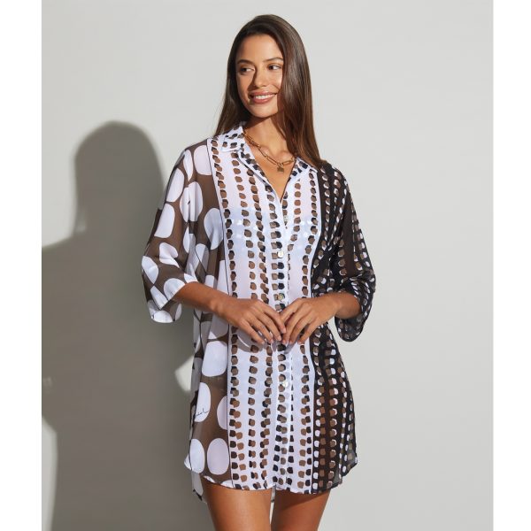 Chemise fluide de plage tendance Nil